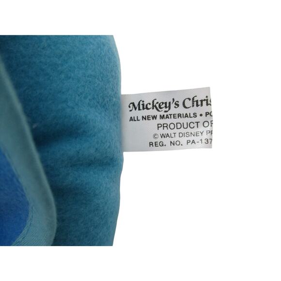 Vintage Disney Mickey's Christmas Carol Plush Stuffed Toys 1984 lot of 5 - Picture 5 of 5